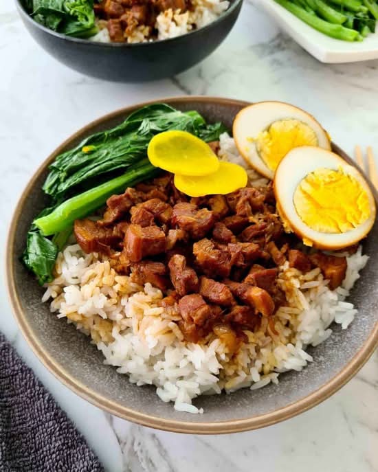 Braised Pork Rice 卤肉饭